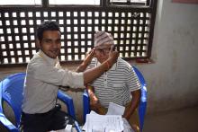 निशुल्क आँखा स्वास्थ्य शिविरको तस्विरहरु